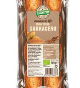 MAGDALENAS DE TRIGO SARRACENO BIO 180 GR